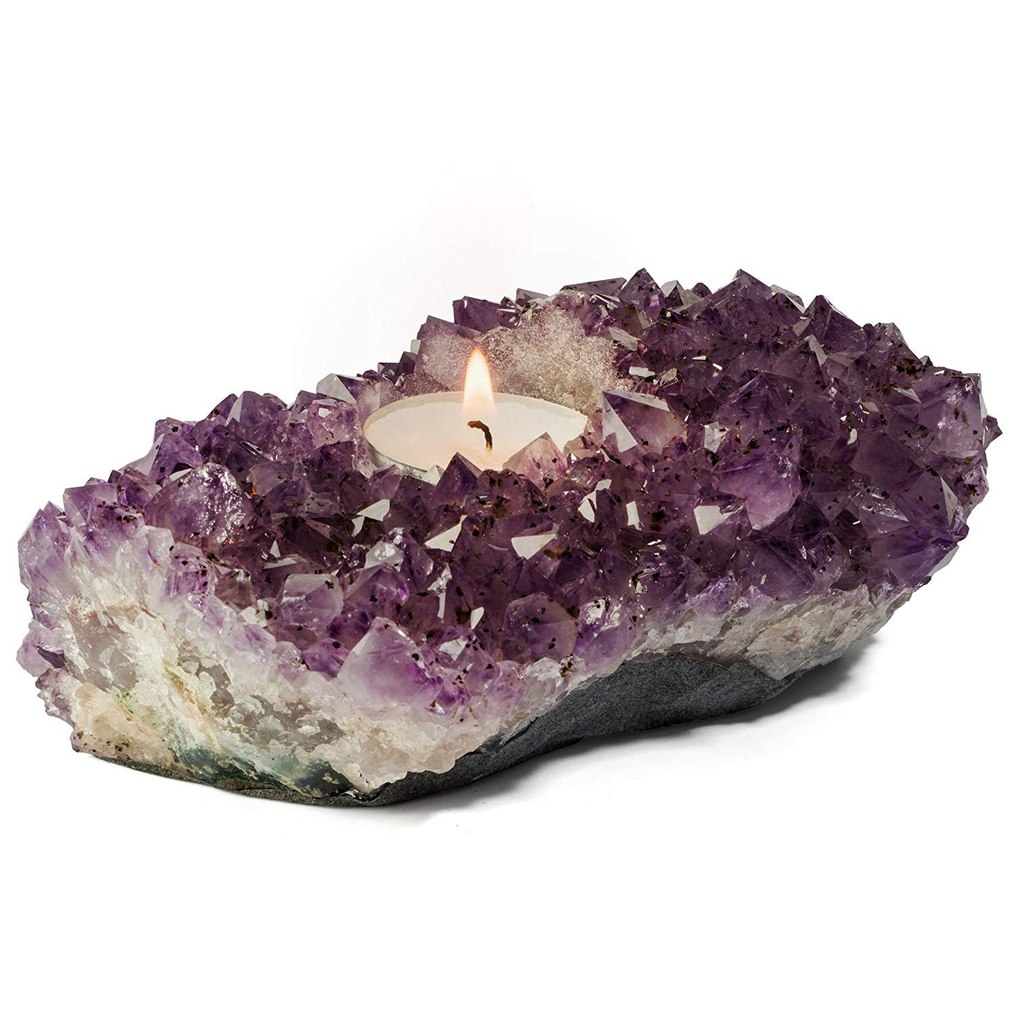 Amethyst Candle Holder