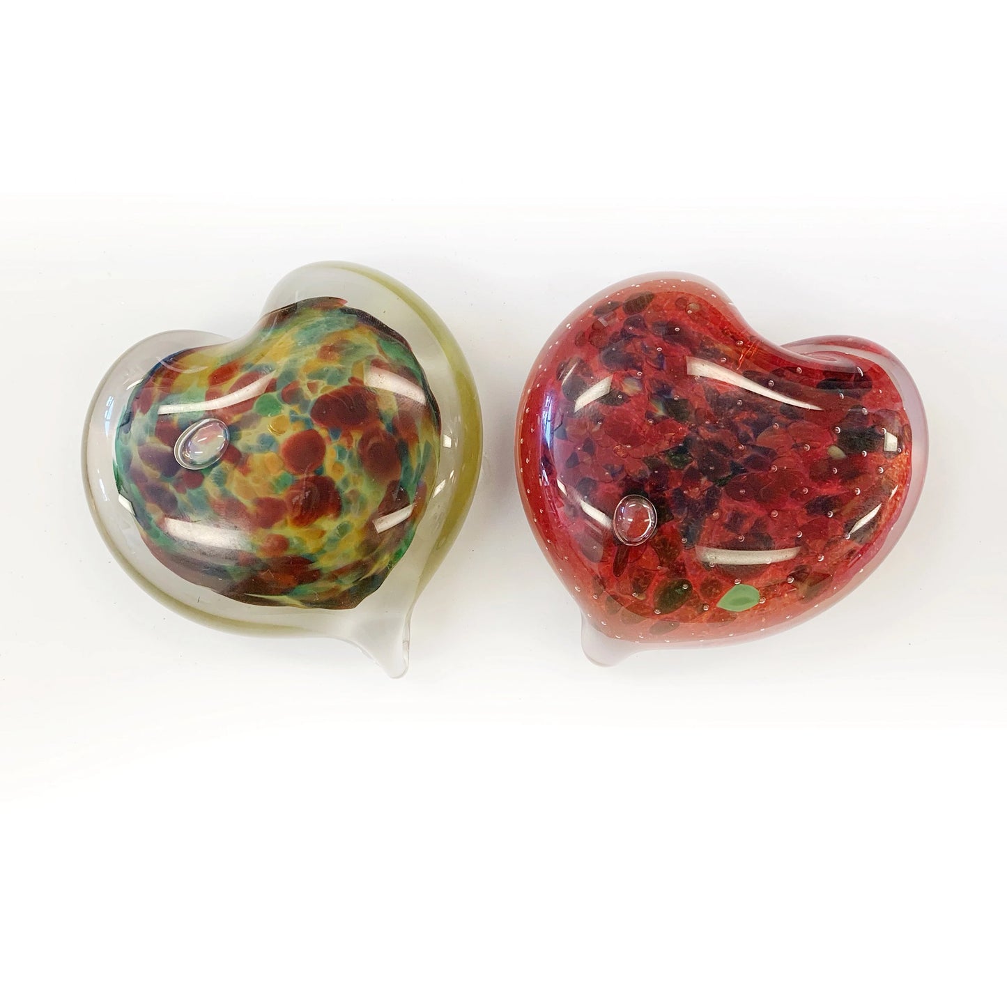 Blown Glass Assorted Hearts