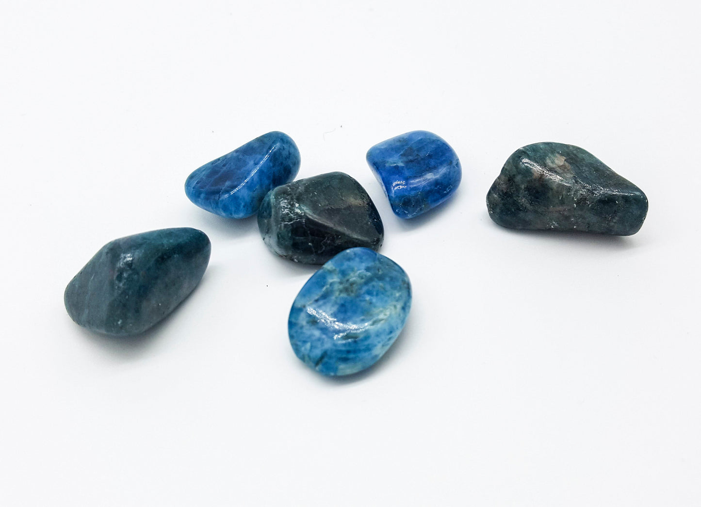 Apatite, Blue Polished