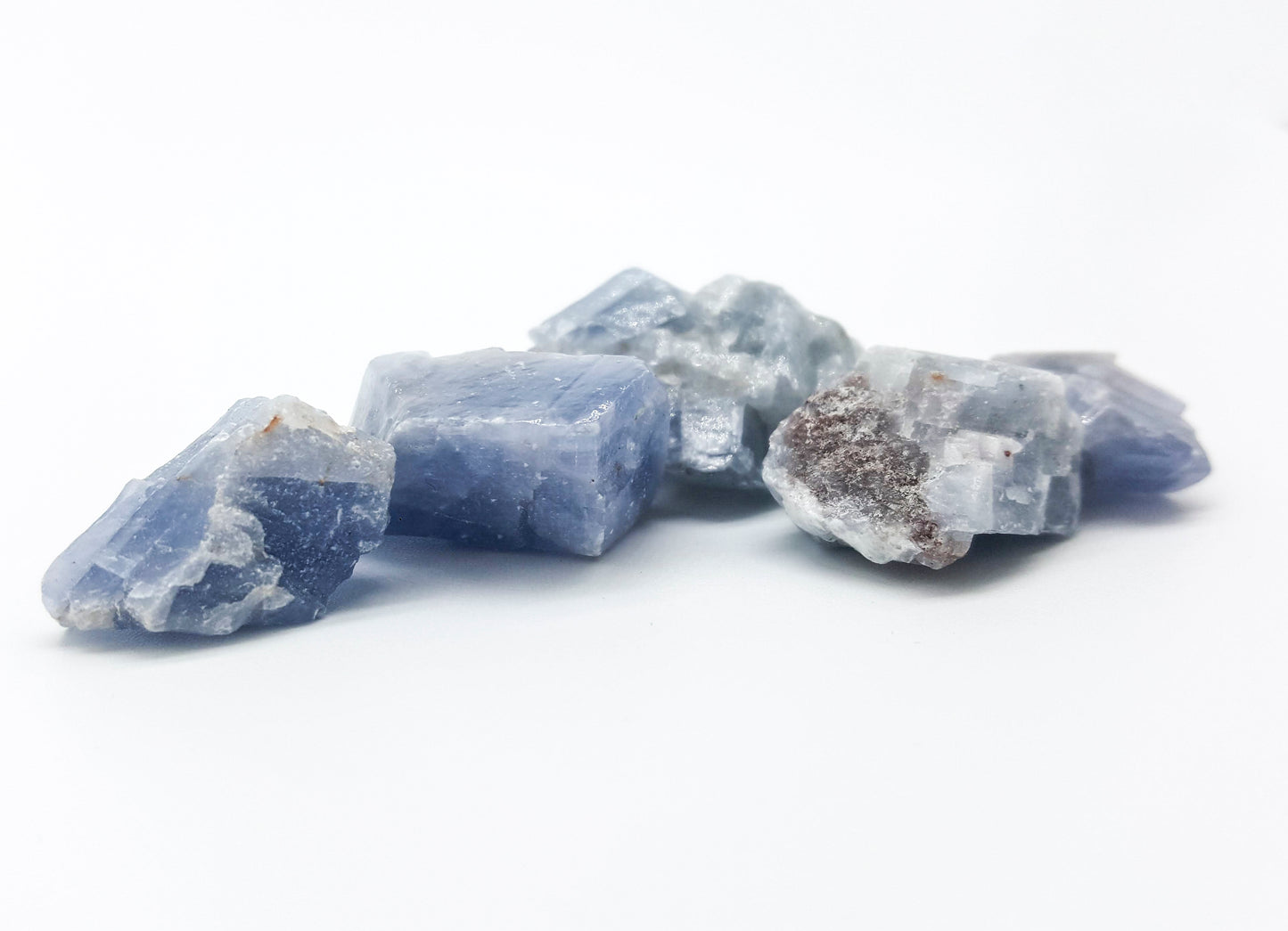 Calcite, blue, raw, xsmall