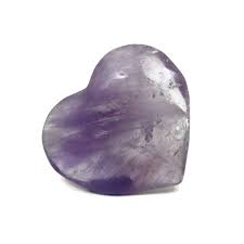 Amethyst Crystal Heart