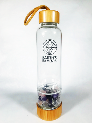 Open image in slideshow, Crystal Infused Water Bottles

