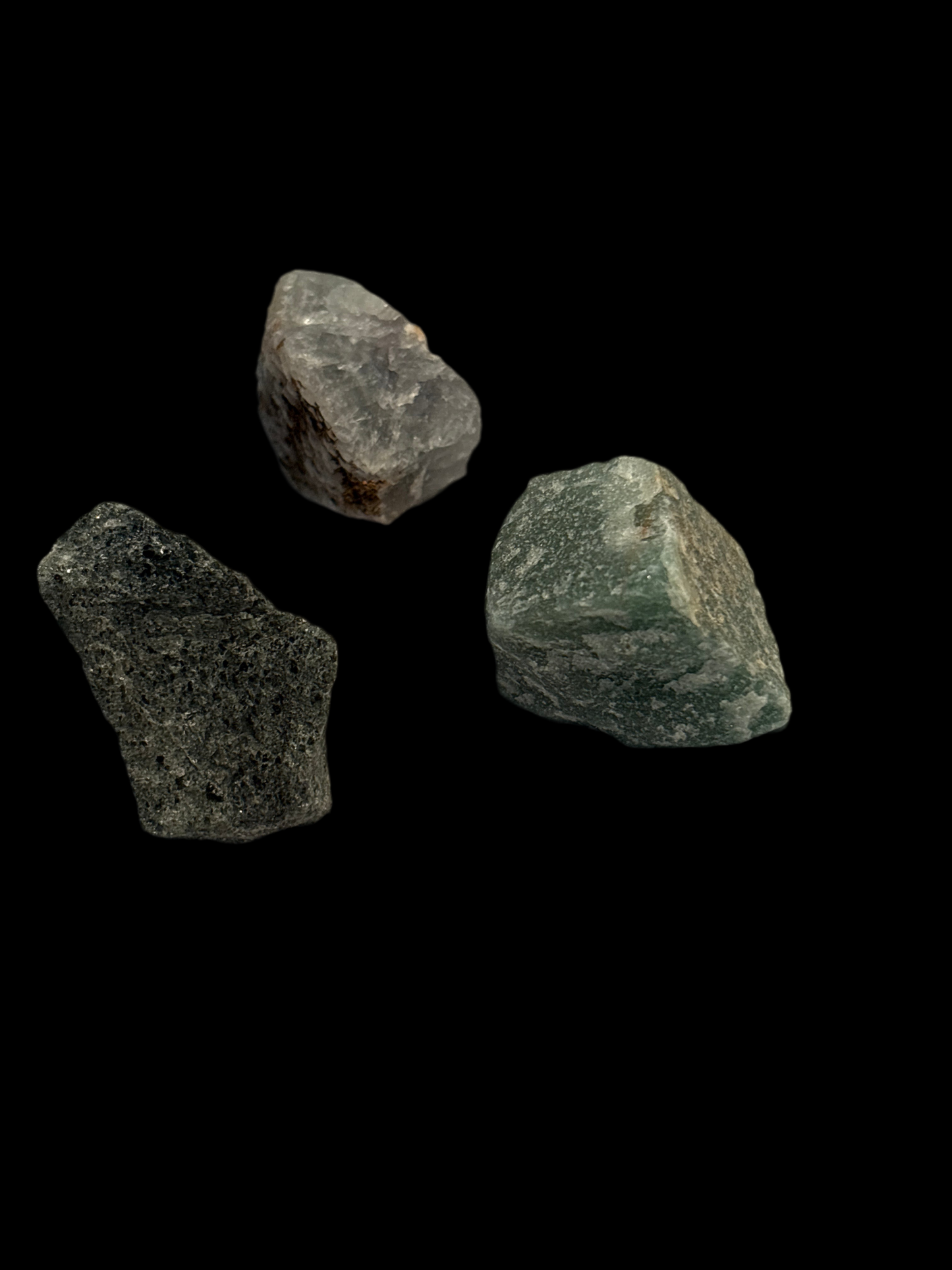 Aventurine, raw, green