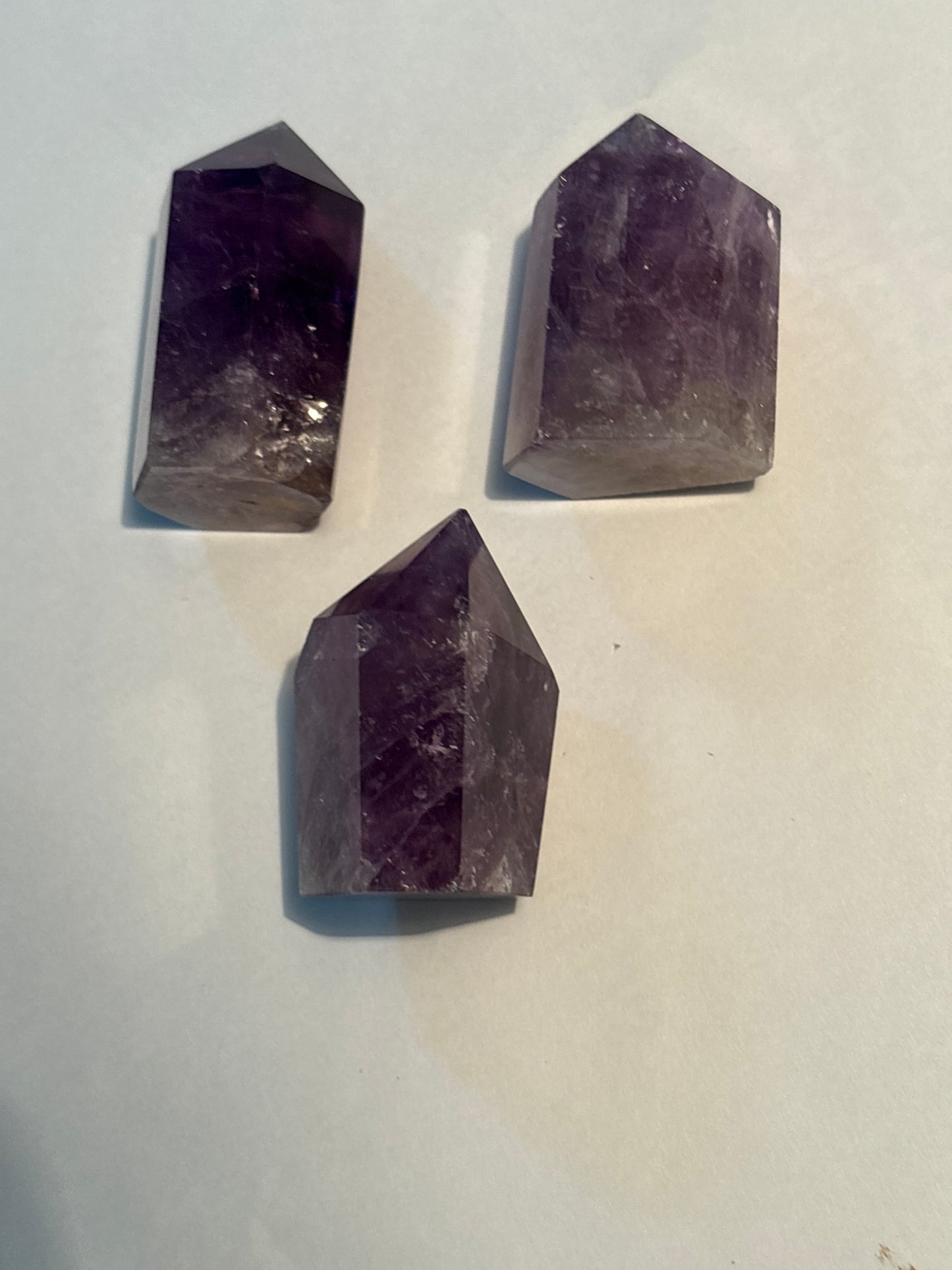 Amethyst, Tower Points, Polished