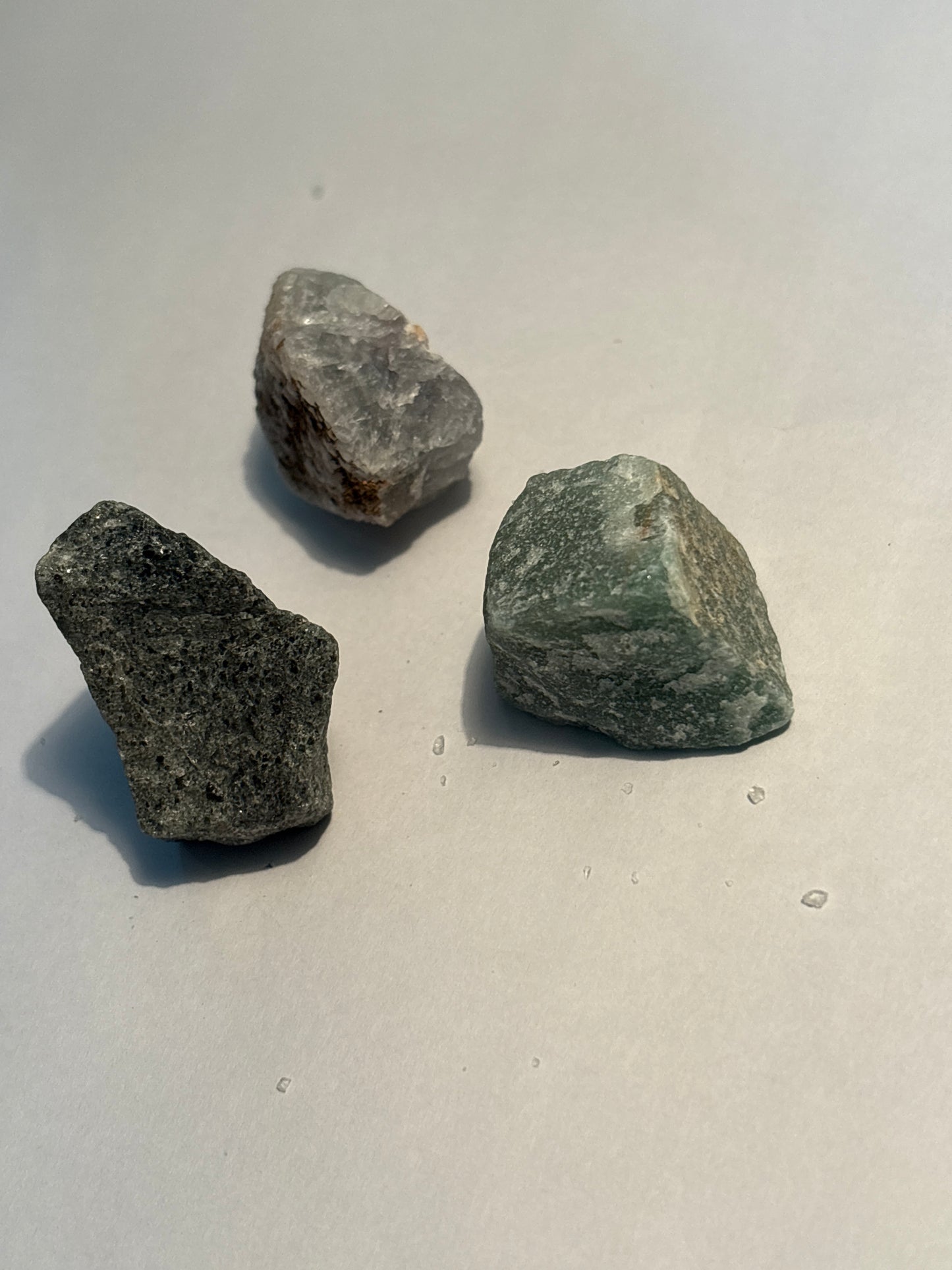 Aventurine, raw, green