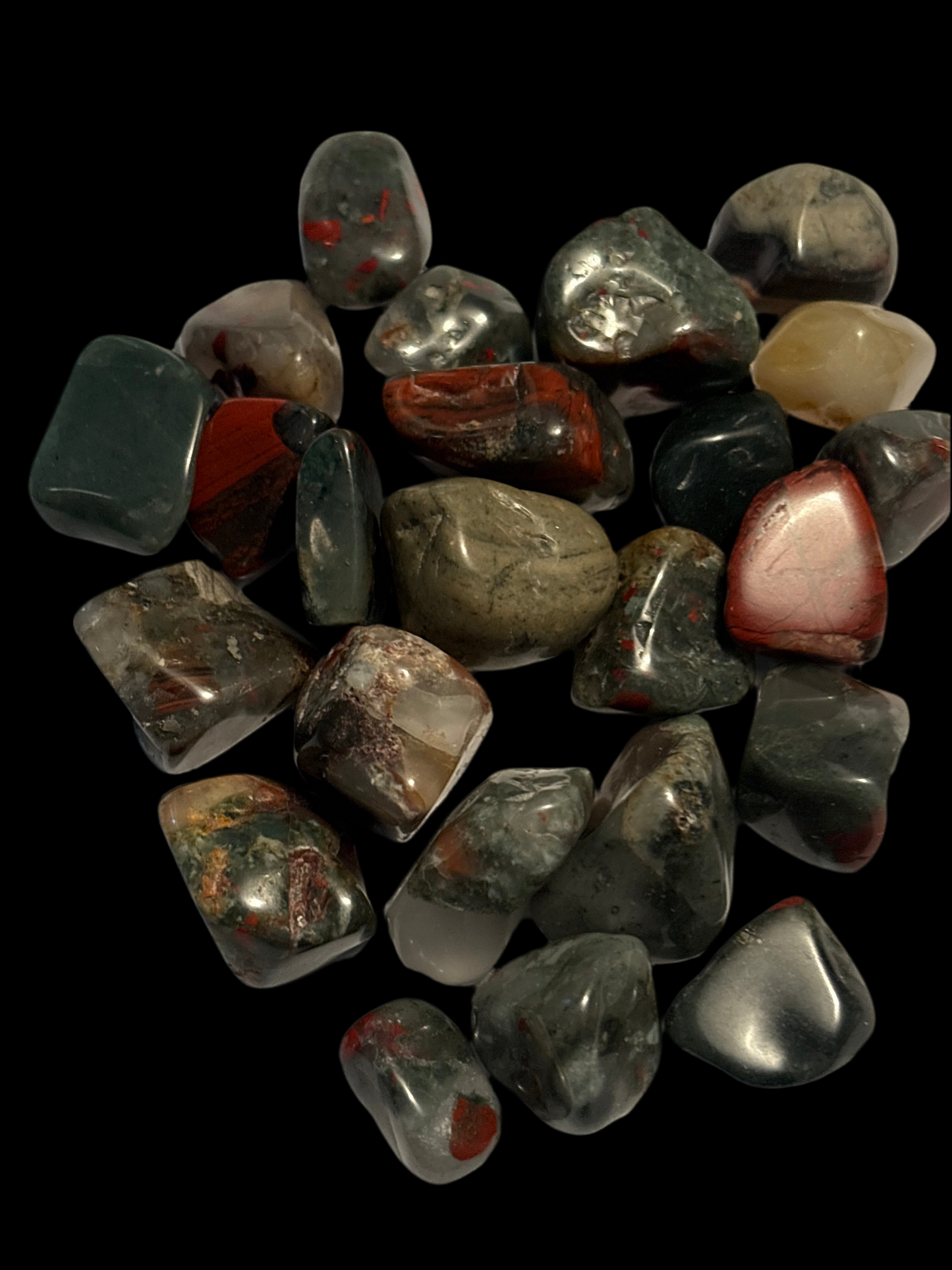 Bloodstone, African, polished