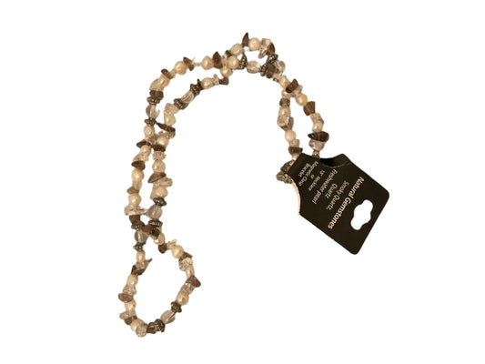 Smokey Quarts & Fresh water Pearls 