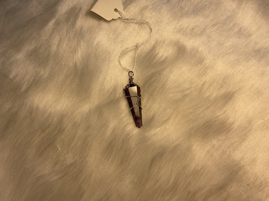 Wire Wrap: Amethyst Point Pendant