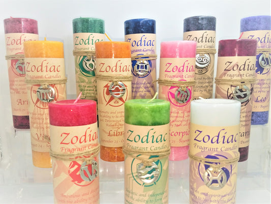 Zodiac Charm Candle