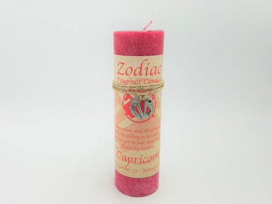 Capricorn Zodiac Charm Candle