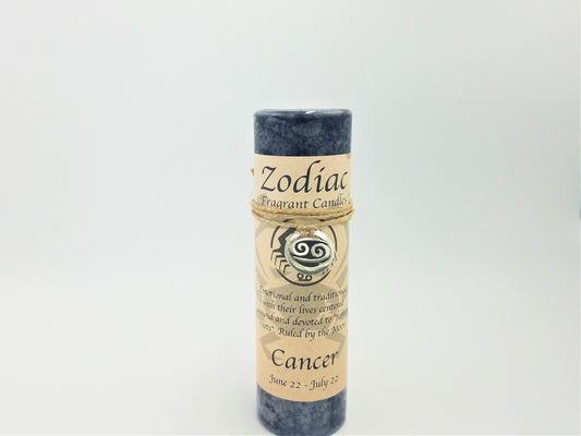 Cancer Zodiac Charm Candle