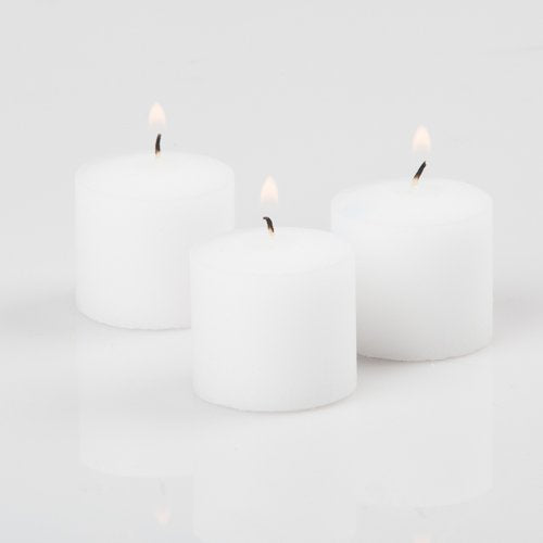 Votive Candles : White, Unscented