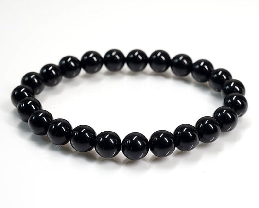 Black Tourmaline Bead Bracelet