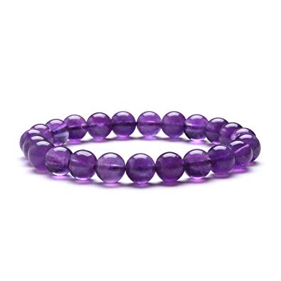 Amethyst Bead Bracelet