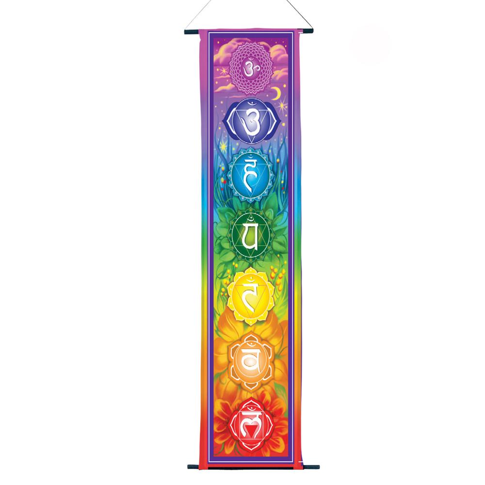 Small Flower Chakra Purple Banner