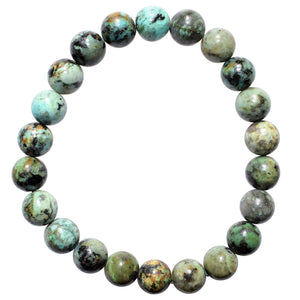 African Turquoise Bead Bracelet