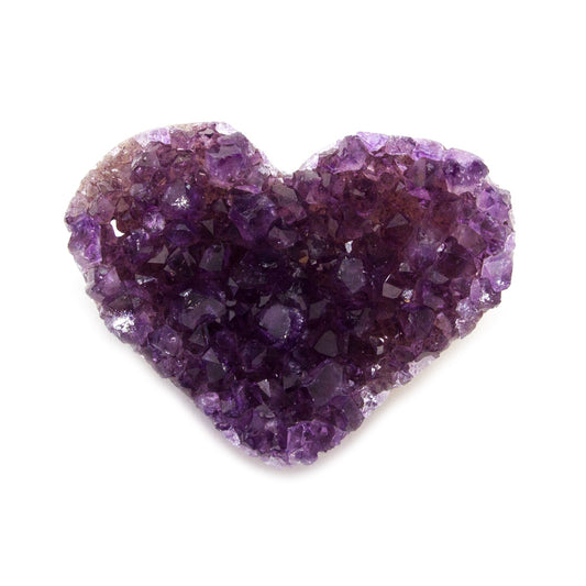 Amethyst Druzy, Cluster, Heart
