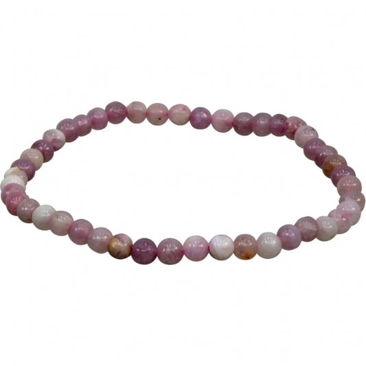 Ruby Jade 4mm Bead Bracelet