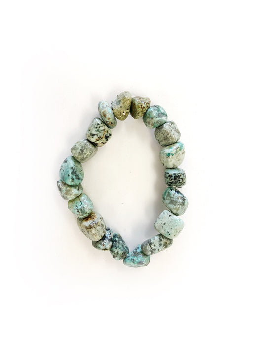 African Turquoise Bead Bracelet