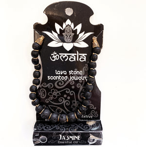 Open image in slideshow, Lava Stone with Essential Oil Atomizer Bracelet
