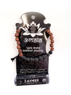 Open image in slideshow, Lava Stone with Essential Oil Atomizer Bracelet
