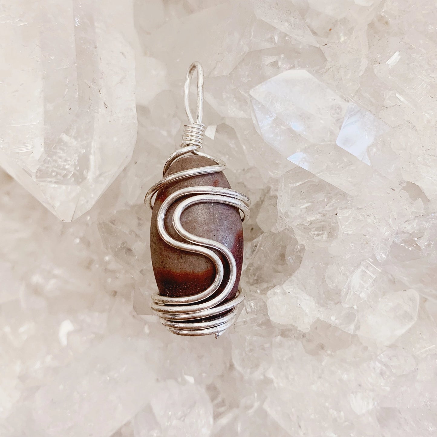 Shiva Lingam Wire Wrap Pendant