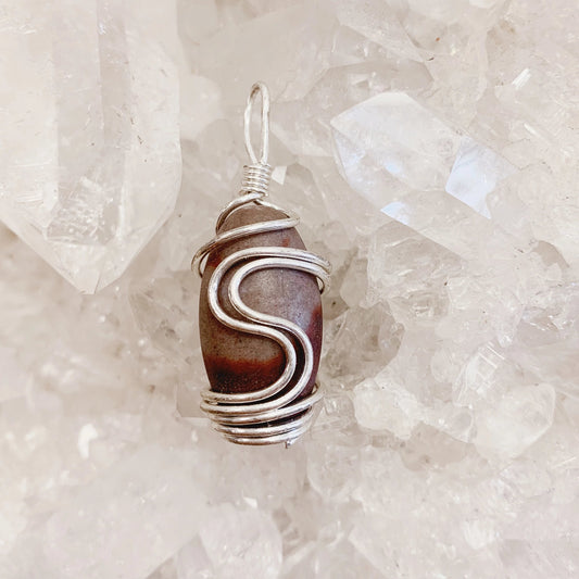 Shiva Lingam Wire Wrap Pendant