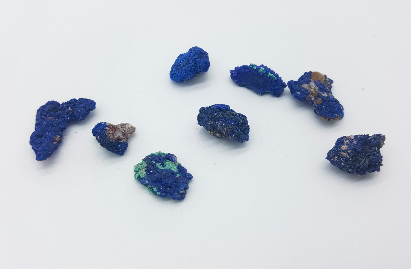 Azurite, raw, deep blue, small