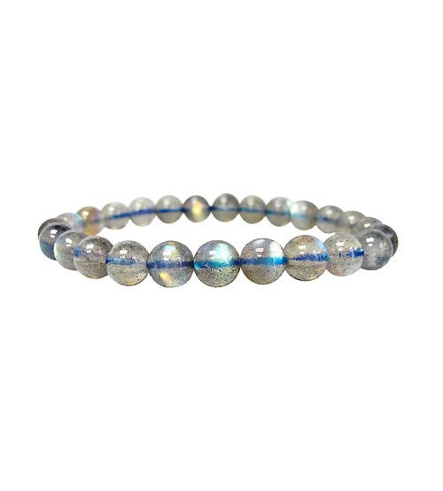 Blue Labradorite Bead Bracelet