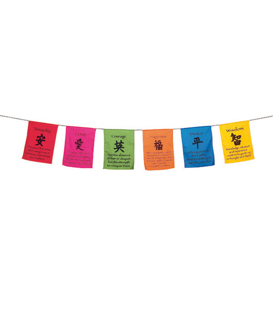 Six Wishes Small Prayer Flags