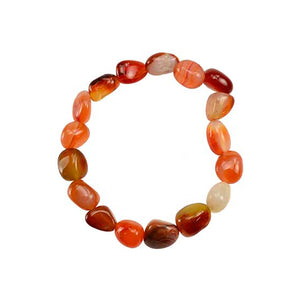 Open image in slideshow, Carnelian Bead Bracelet
