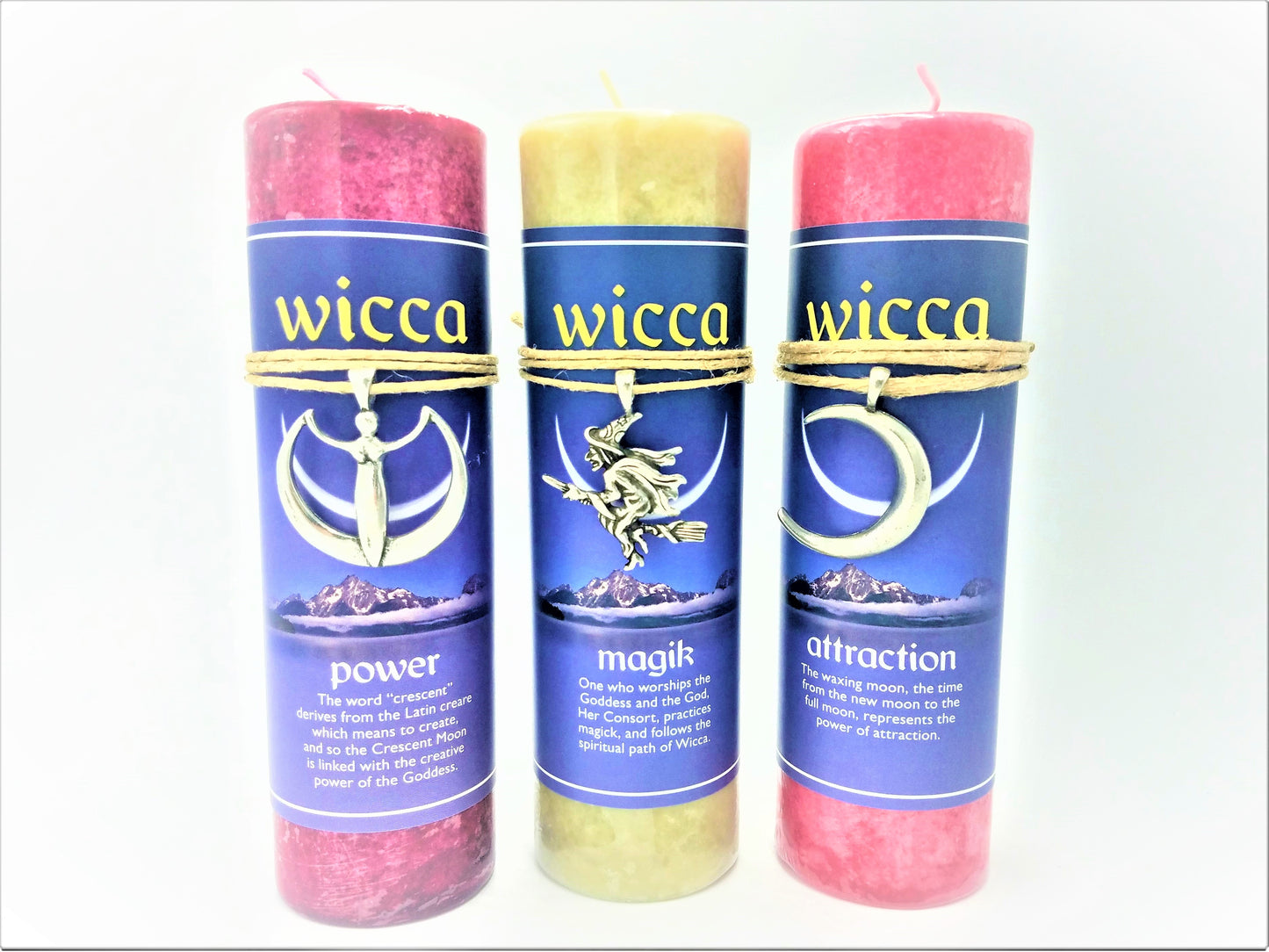 Wicca Charm Candles