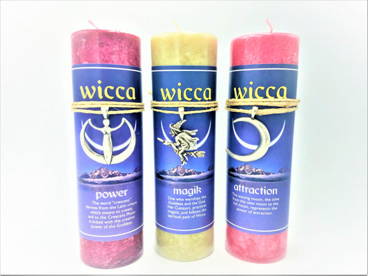 Wicca Charm Candles