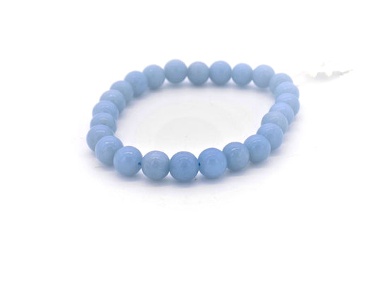 Angelite Bead Bracelet