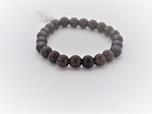 Smokey Quartz Bead Bracelet