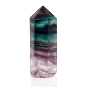 Open image in slideshow, Rainbow Fluorite Point
