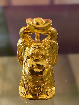 Open image in slideshow, Quan Yin Buddhist rolled gold pendants
