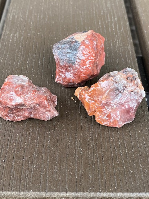 Calcite, red,