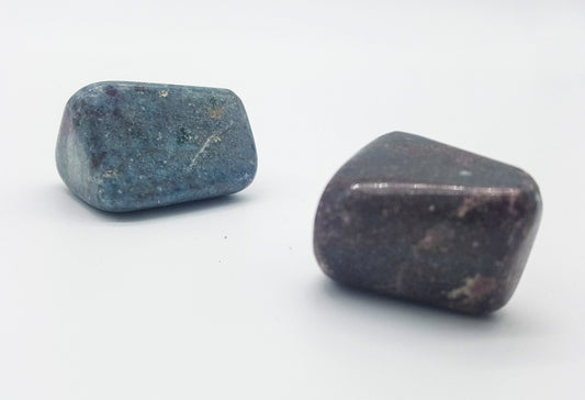 Ruby in Kyanite, polished