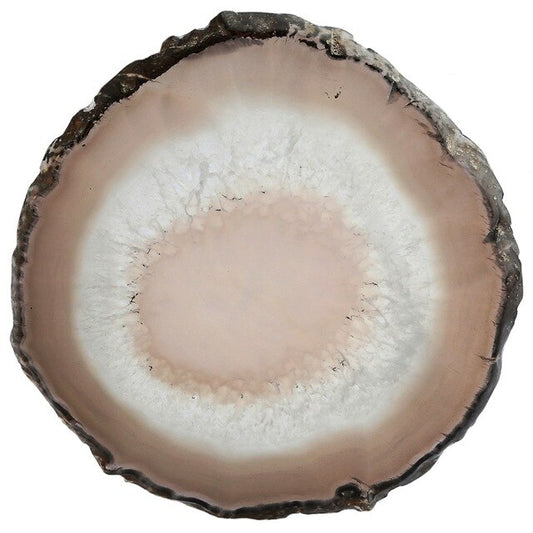 Agate Slices, Brown, polished