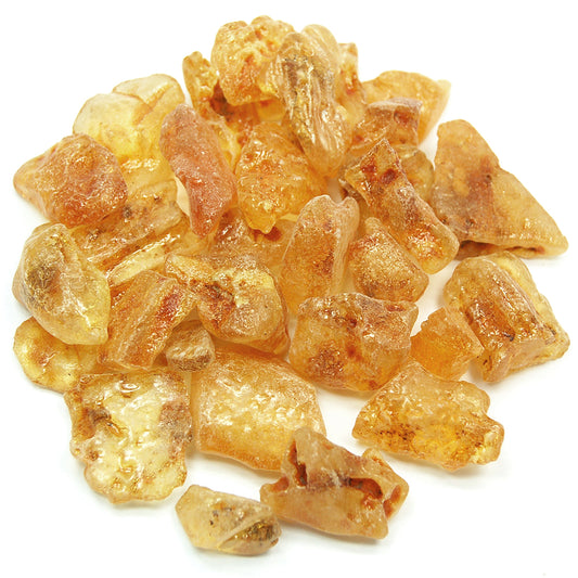 Amber, raw, small crystal