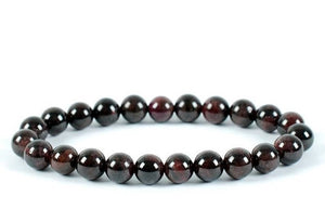 Garnet Bead Bracelet