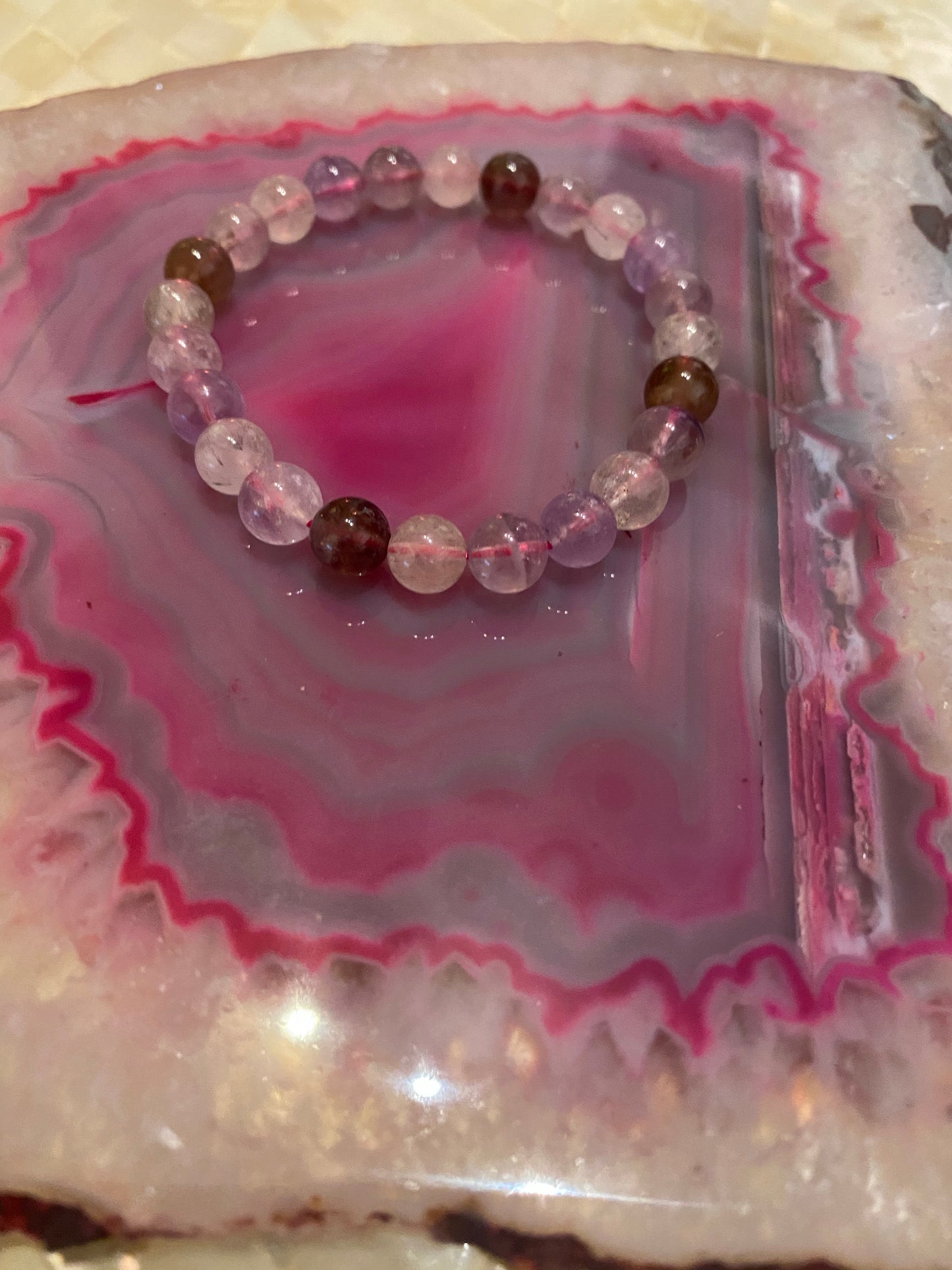 Super 7 Angel Aura Quartz Bracelet