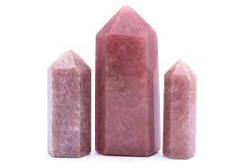 Strawberry Quartz Crystal Point
