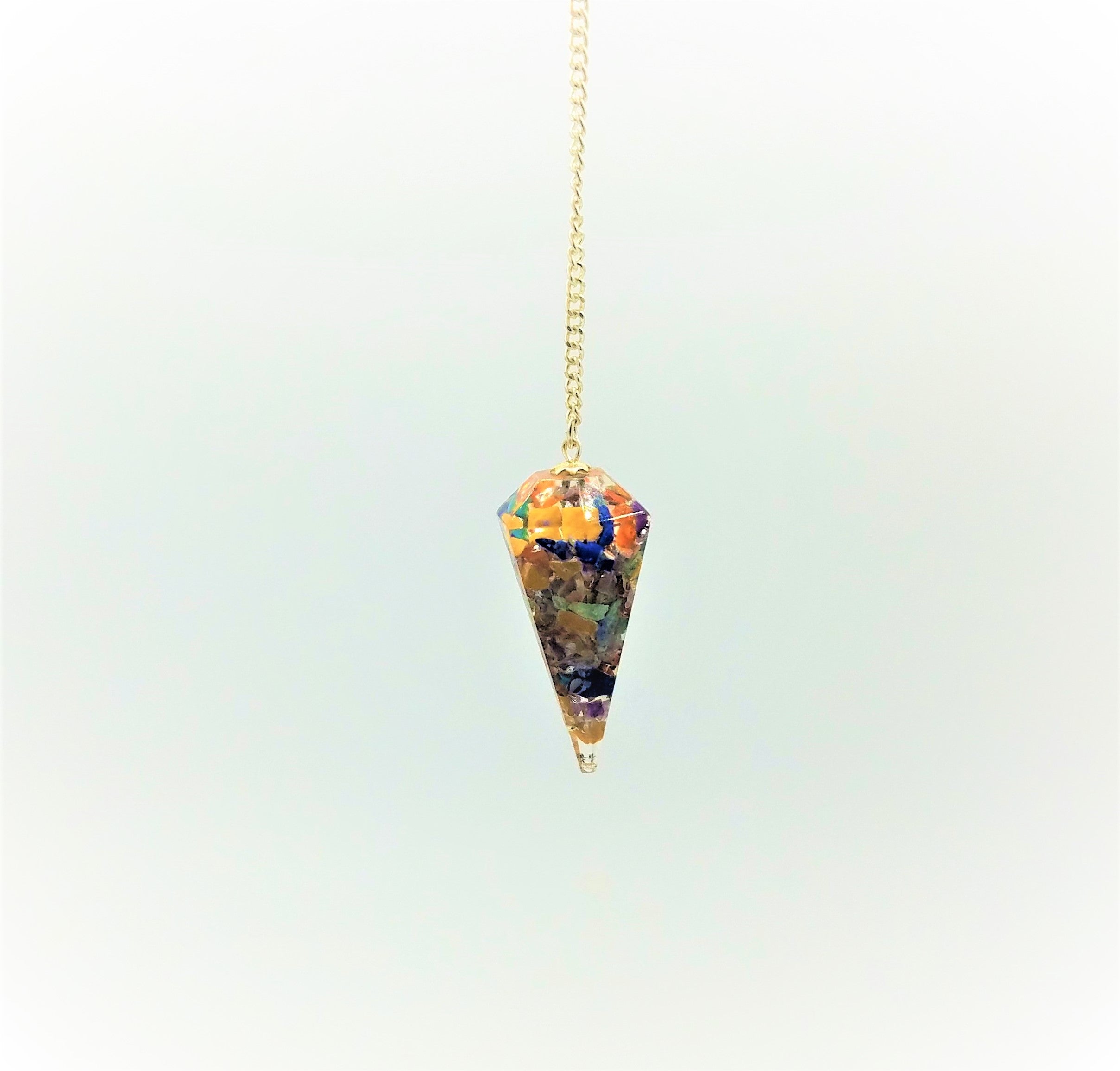 Pendulum: Oregonite Multi-Colored