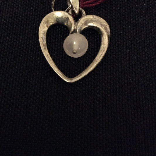 Rose Quartz: Heart Pendant