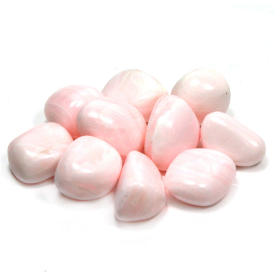 Calcite, Pink Mango, polished, small